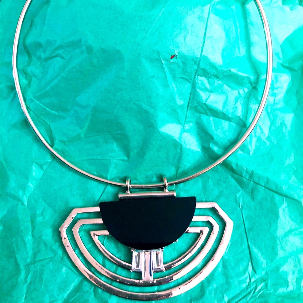 statement collar .925 silver strong pipe necklace